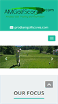 Mobile Screenshot of amgolfscores.com